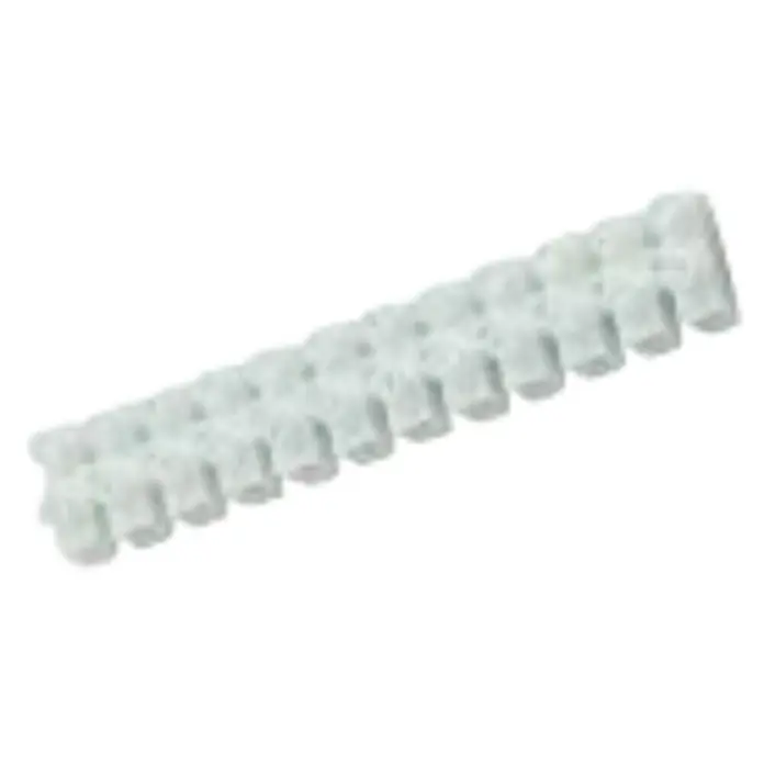 Famatel Regleta de conexión - 6 mm², 12 polos, Blanco