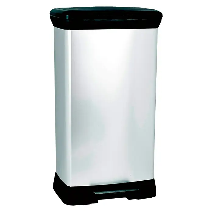 Curver Pedaalemmer - 50 l, Platina, Rechthoekig, Kunststof