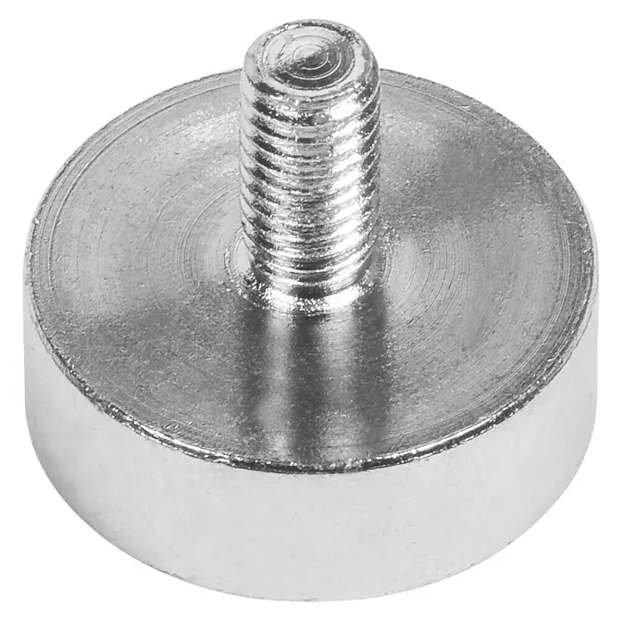 Imán con varilla roscada - Diámetro: 20 mm