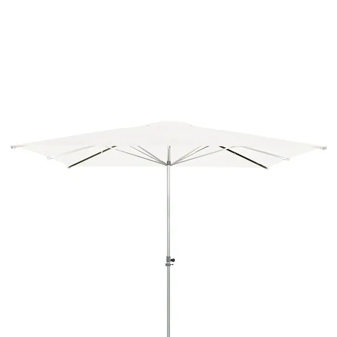 Doppler Alu Expert Sonnenschirm Teleskop - Weiß, 350 x 350 cm