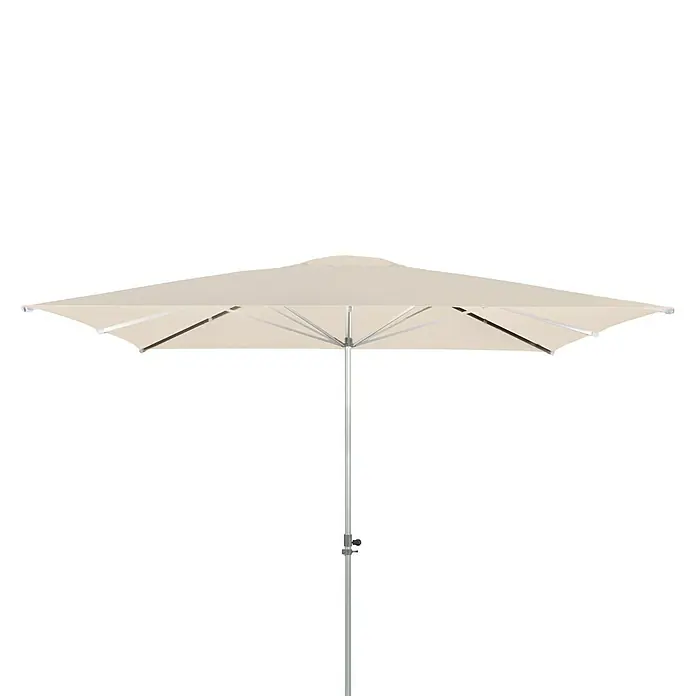 Doppler Alu Expert Sonnenschirm Teleskop - Natur, 350 x 350 cm - Vorderansicht