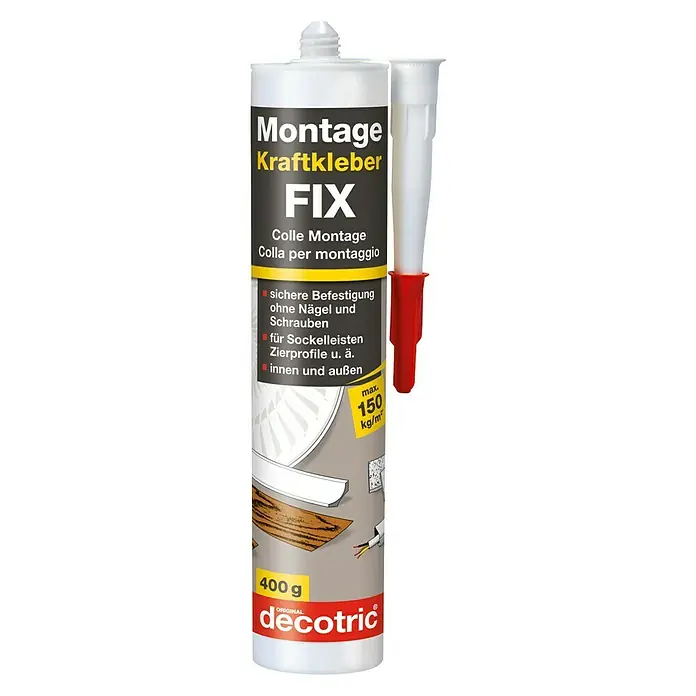 Decotric Montagekleber Fix - 400 g - Vorderansicht