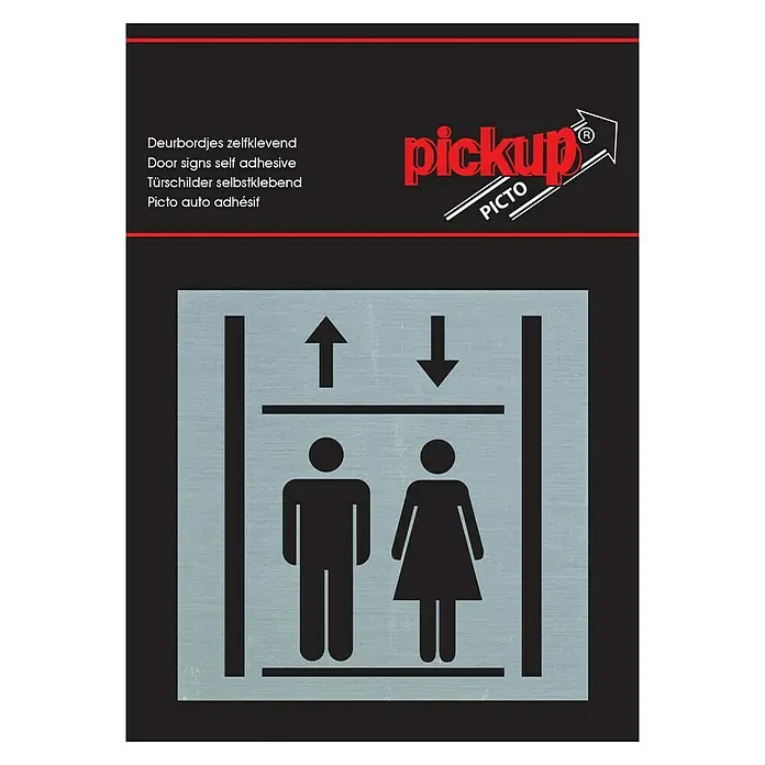 Pickup Naljepnica - Motiv: Dizalo, D x Š: 80 x 80 mm