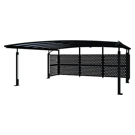 Abson  Endwand für Einzelcarport II