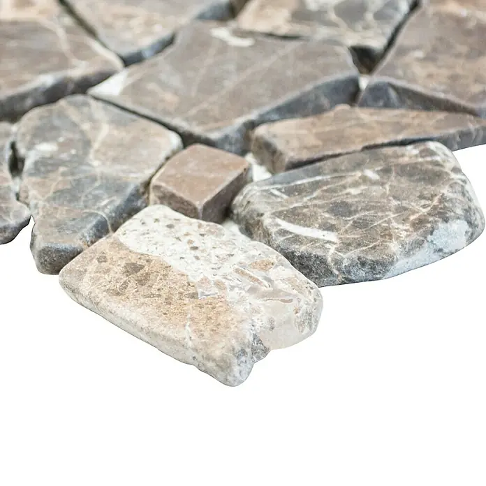 Mosaikfliese CIOT 30/476 - 30,5 x 30,5 cm, Braun, Matt - Detailaufnahme