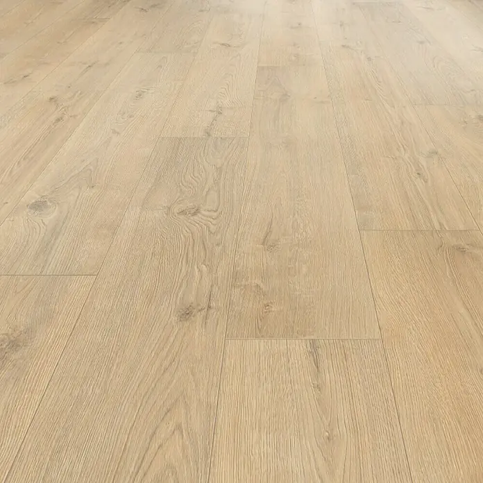 Living by Haro Laminat Eiche Salone Calgary Creme - 1.282 x 243 x 8 mm, Landhausdiele - Draufsicht