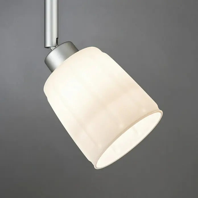 Paulmann DecoSystems Lampenschirm Turno - Durchmesser: 8 cm, Satin, Glas, Rund - Vorderansicht