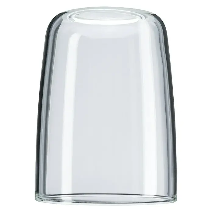 Paulmann DecoSystems Lampenschirm Rado - Durchmesser: 7 cm, Transparent, Glas, Form: Rund - Vorderansicht
