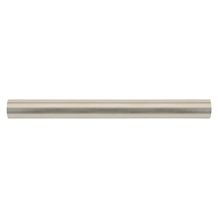 Barra para cortinas metálica - Plateado, Largo: 240 cm, Diámetro: 16 mm - Vista superior
