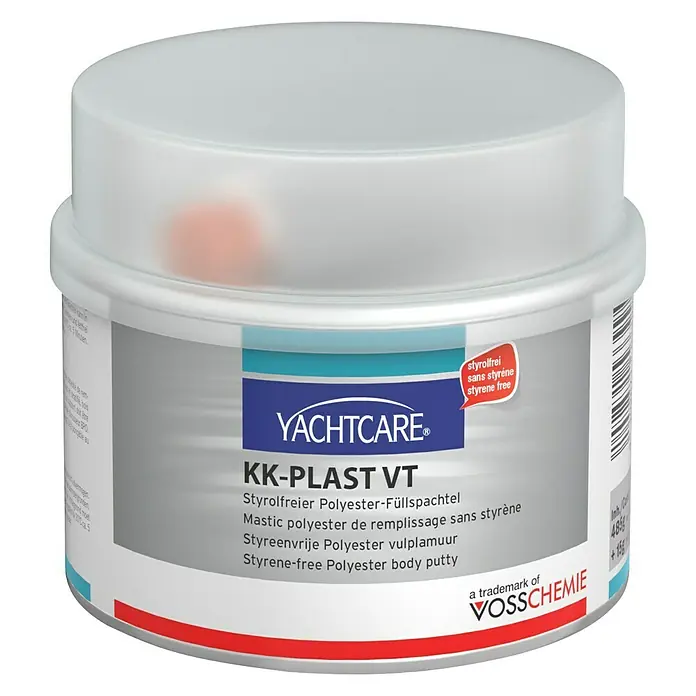 Yachtcare Füllspachtel KK-PLAST VT - 1 kg - Vorderansicht