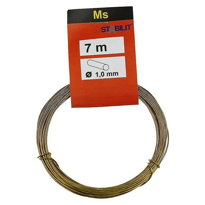 Stabilit Žica - Ø x D: 1 mm x 7 m, Mjed - Pogled sprijeda