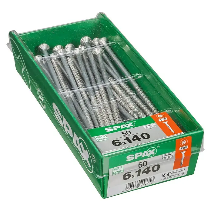 Spax Univerzalni vijak T-Star plus - Ø x D: 4,5 x 40 mm, T-Star plus, 175 kom. - Pogled s lijeve strane