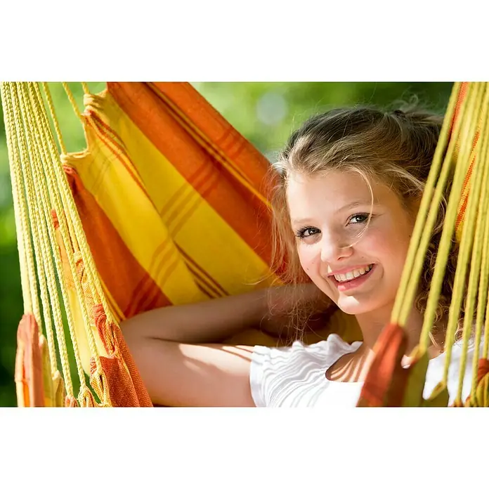 Amazonas Viseća stolica Relax orange - 130 x 100 cm, Žuto-narančasto - Detaljan prikaz