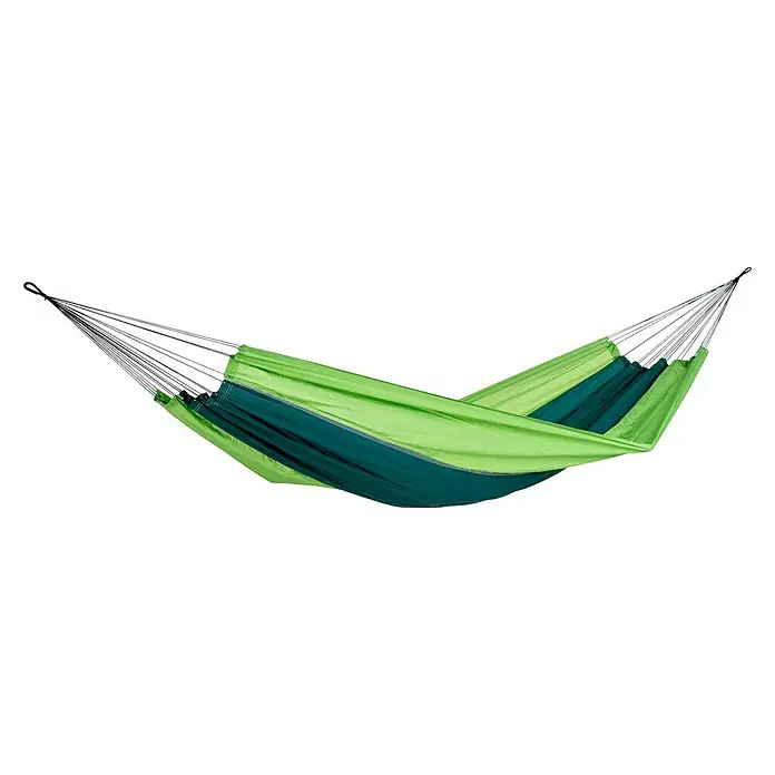 Amazonas Hängematte Silk Traveller forest - 220 x 140 cm, Grün - Vorderansicht