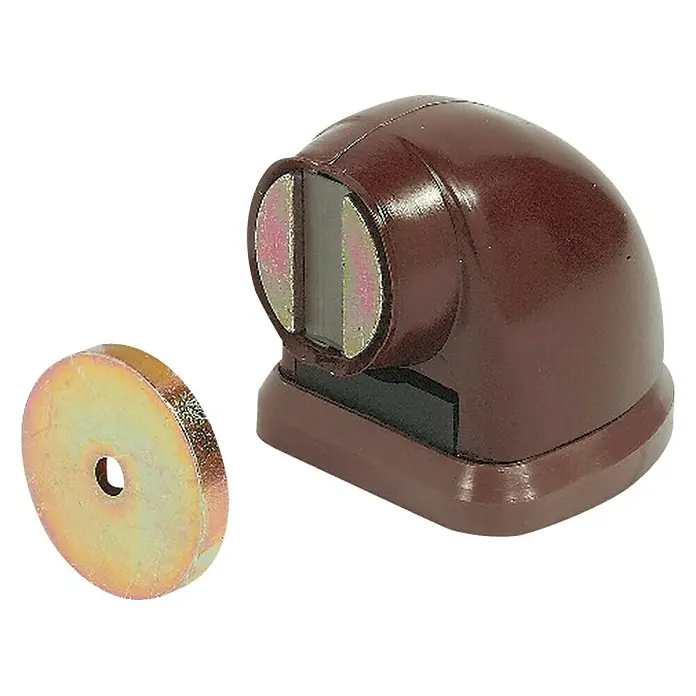 Häfele Türfeststeller - L x H: 60 x 38 mm, Braun - Vorderansicht
