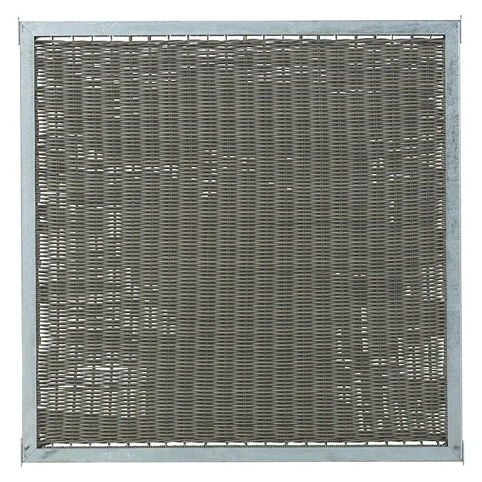 Plus Sichtschutzelement Cubic - 90 x 90 cm, Gerade, Polyrattan - Draufsicht