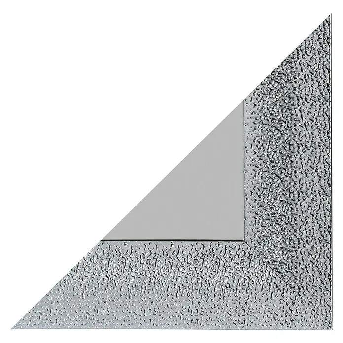 Rahmenspiegel Rosi - 55 x 70 cm, Silber - Detailaufnahme