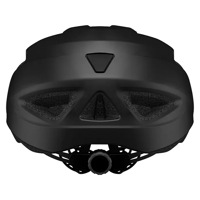 Abus Fahrradhelm City - Größe: L 57 - 61 cm, Schwarz - Rückansicht