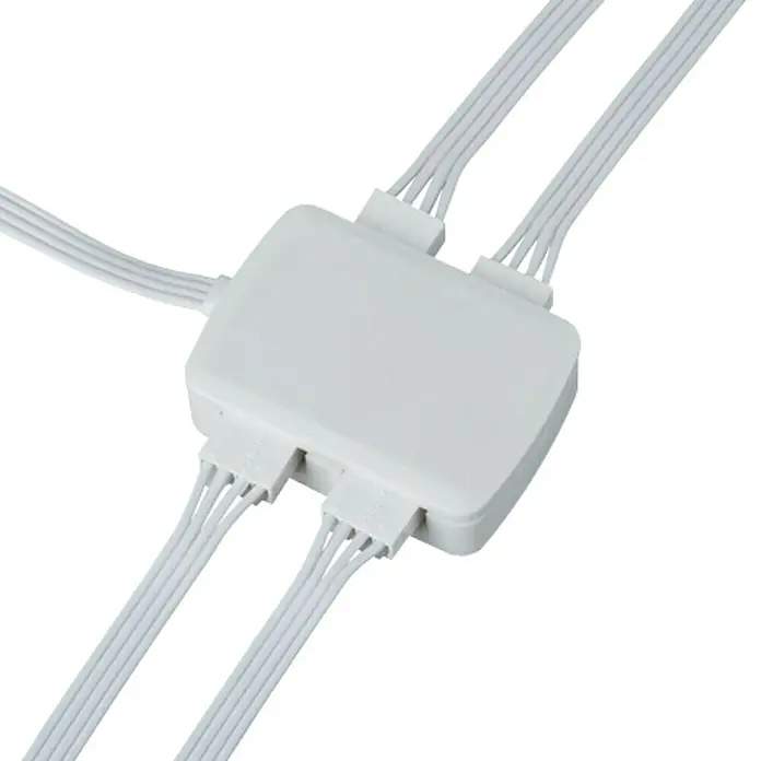 Paulmann Razdjelnik YourLED Junction-Box - Maksimalna snaga: 60 W, Plastika, Bijele boje - Pogled odozgo