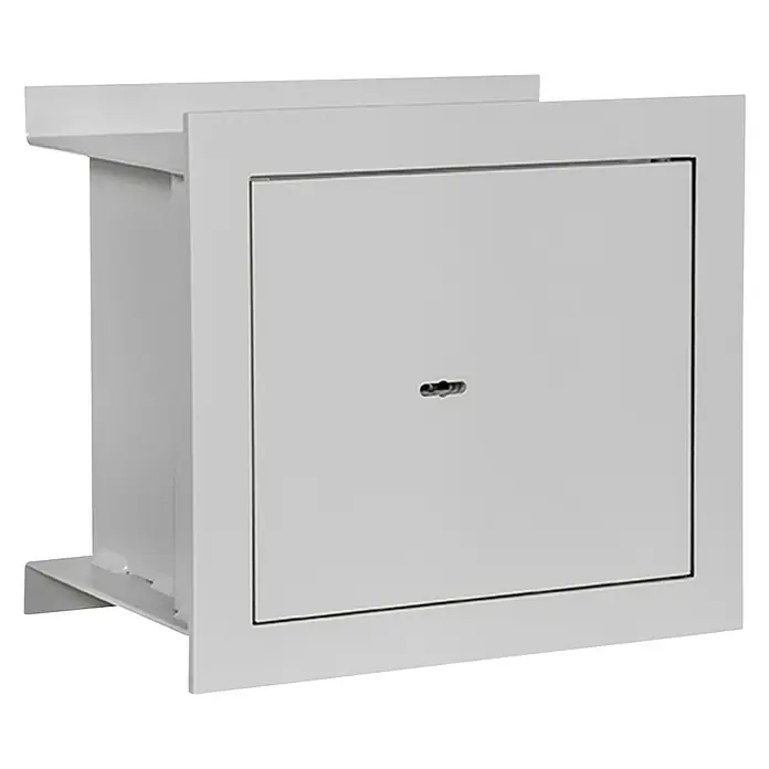 Format Wandtresor WB 2 - Doppelbart-Hochsicherheitsschloss, L x B x H: 200 x 300 x 266 mm - Vorderansicht