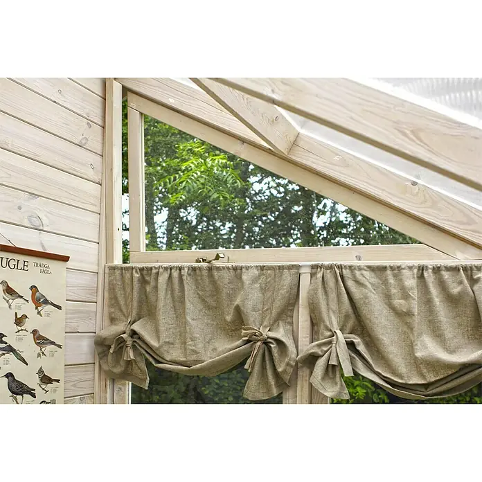 Plus Gerätehaus - 2,08 x 3,6 m, Mit Glasanbau - Detailaufnahme