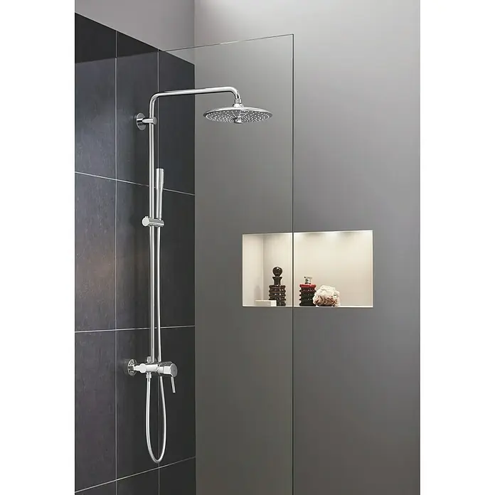 Grohe Duschsystem Euphoria Concetto - Lochabstand: 101,1 cm, Anzahl Strahlarten: 3 Stk., Chrom - Stimmungsaufnahme