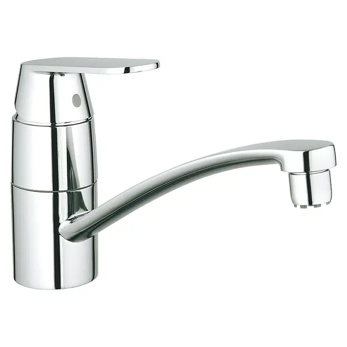 Grohe Spültischarmatur Eurosmart Cosmopolitan - Chrom, Auslauf schwenkbar - Vorderansicht