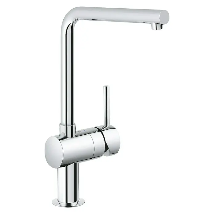 Grohe Spültischarmatur Minta - Chrom, Glänzend, Hoher Auslauf - Vorderansicht