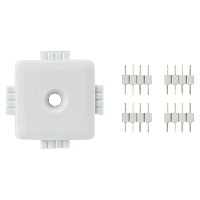 Paulmann Spojnik YourLED X-Connector - 33 x 33 x 7 mm, Plastika - Pogled odozgo