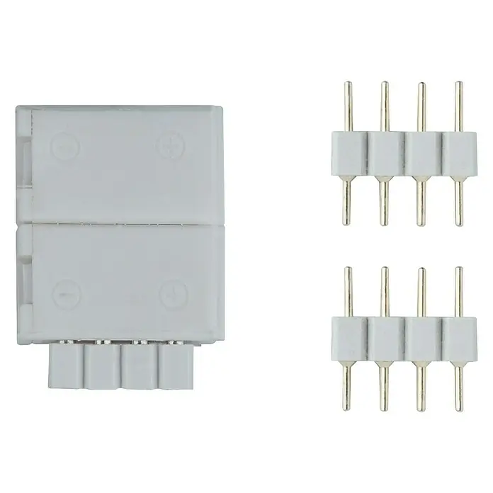 Paulmann Spojnik Clip-to-Clip Connector YourLED ECO - Maksimalna snaga: 60 W, 2 Kom., Bijele boje - Pogled sprijeda
