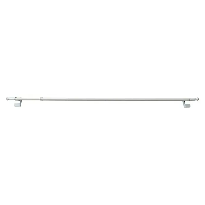 Sombra Karniša s cilindrom Pressfix Kugel - Duljina teleskopske šipke: 30 cm - 50 cm, Bijele boje - Pogled sprijeda