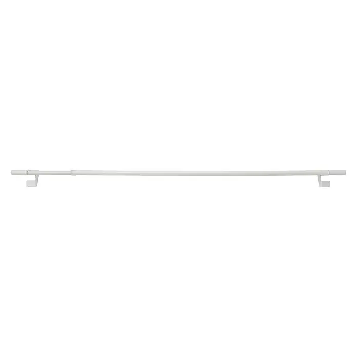 Sombra Karniša s cilindrom Pressfix Zylinder - Duljina teleskopske šipke: 50 cm - 80 cm, Bijele boje - Pogled sprijeda