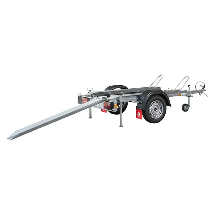 Pongratz Motorradanhänger EMA 750 U - Geeignet für: 2 Motorräder, Nutzlast: 621 kg, Einachser, Ungebremst
