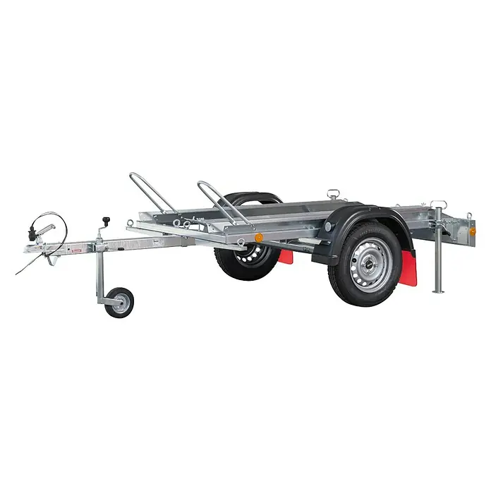 Pongratz Motorradanhänger EMA 750 U - Geeignet für: 2 Motorräder, Nutzlast: 621 kg, Einachser, Ungebremst