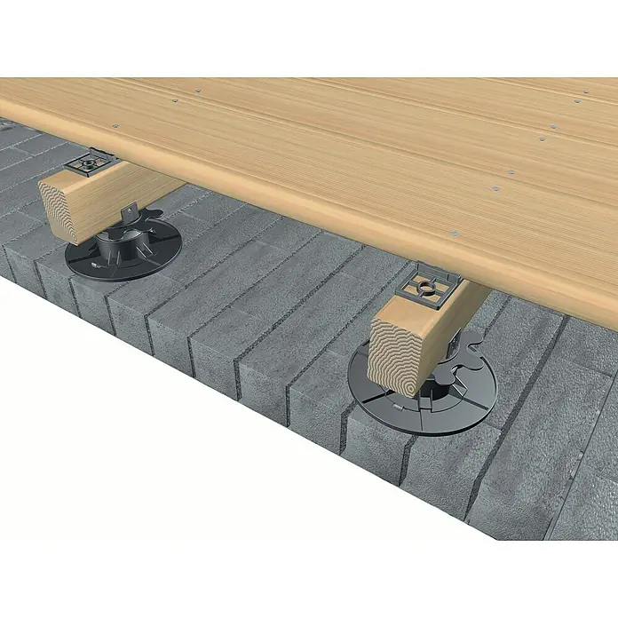 Postolje za podkonstrukciju terasa Smallfoot - 1 Kom., Plastika, Podesive visine
