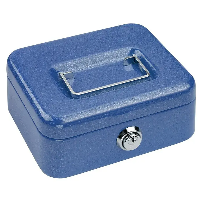 Burg-Wächter Geldkassette Universa CKS 167 - L x B x H: 16,5 x 13 x 7,5 cm, Blau