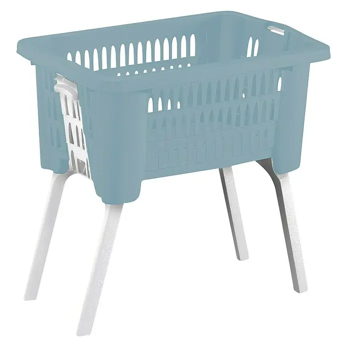 Cesta para la ropa - Patas plegables, Plástico