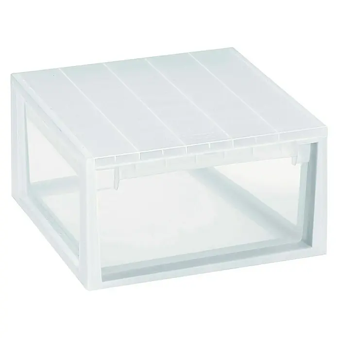 Terry Caja con tapa Light Drawer L - L x An x Al: 39 x 39,6 x 21,3 cm