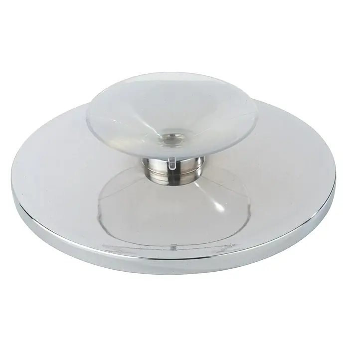 Wenko Espejo cosmético Pistoia - Aumento: x 5, Diámetro: 14,5 cm, Cromo - Vista angular