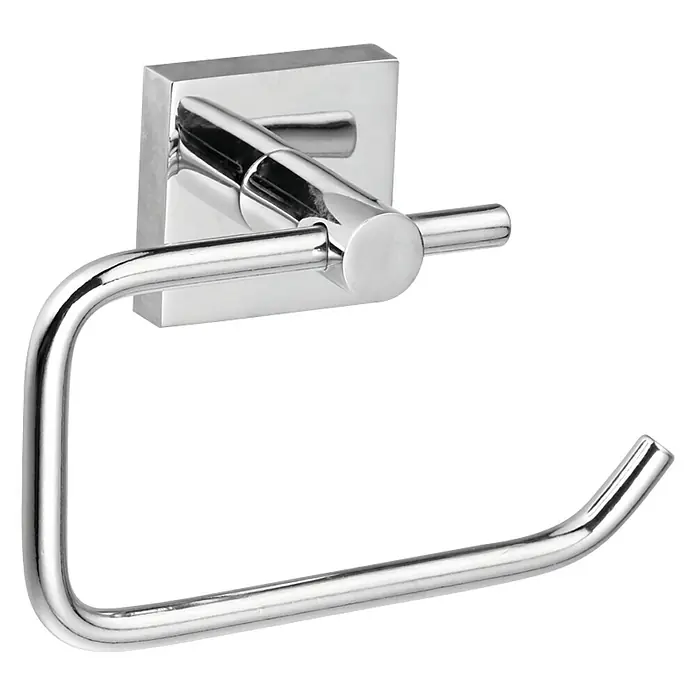 Tesa Toiletrolhouder - Zonder deksel, Bevestiging: Lijmen, Verchroomd - Diagonaal zicht