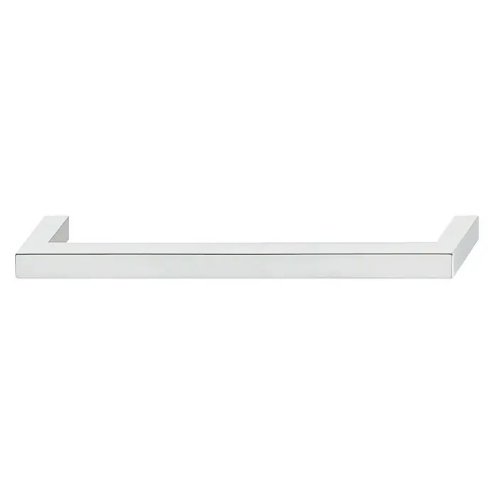 Ručka za namještaj - D x Š x V: 138 x 10 x 32 mm, Ostalo, Kromirano - Dijagonalni pogled