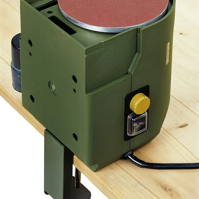 Proxxon Lijadora de disco TG 125/E - 140 W, 125 mm, 800 m/min - Primer plano
