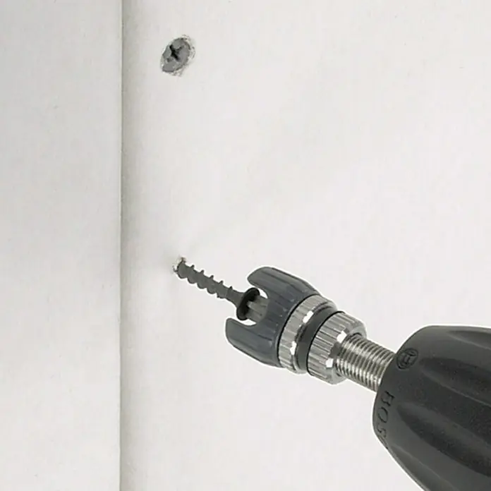 Wolfcraft Portabrocas de cambio rápido 4055000 - Hexágono ¼'' - Producto en uso