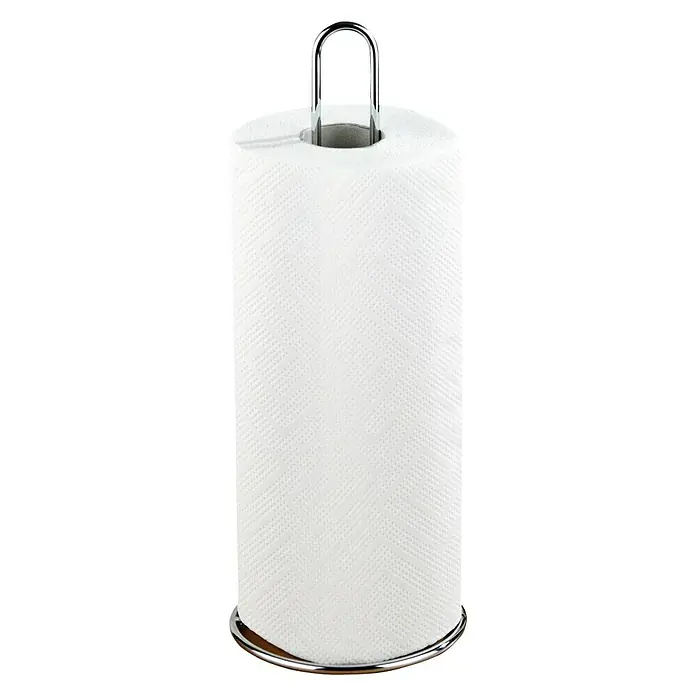 Wenko Portarrollo - Altura: 12 cm, Cromo - Producto en uso