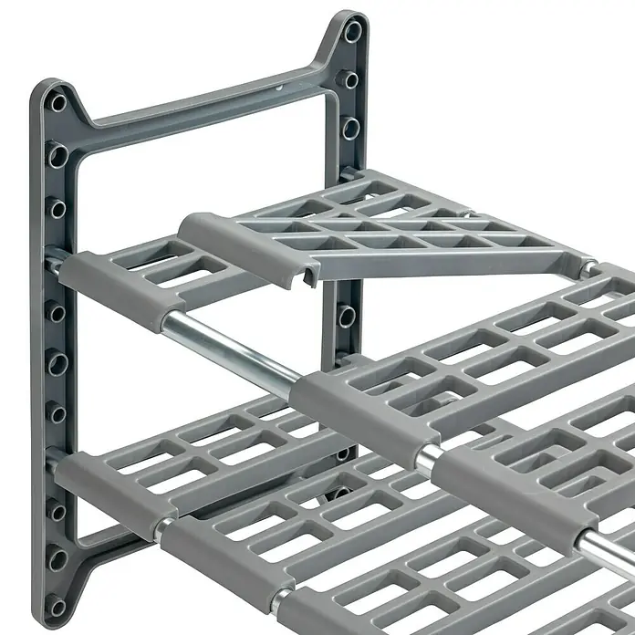Wenko Estante para armario bajo Flexi - 82 x 39 x 28 cm, Gris - Primer plano