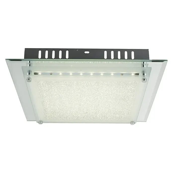 Globo LED-Deckenleuchte Aisha - 17 W, L x B x H: 34 x 34 x 7 cm, Neutralweiß - Ansicht von unten
