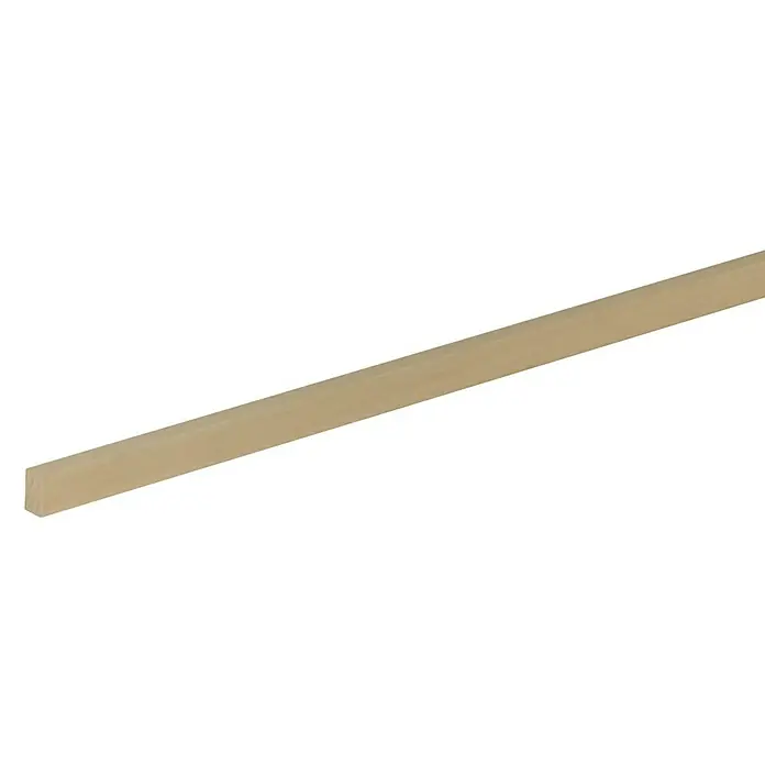 Profiles and more Flachleiste - 0,95 m x 13 mm x 8 mm, Buche, Unbehandelt