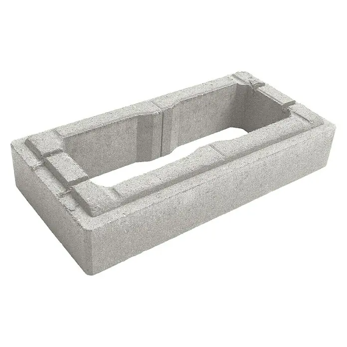 Betonski element za ogradu C-Line - Bijele boje, 50 x 25 x 10 cm, Beton