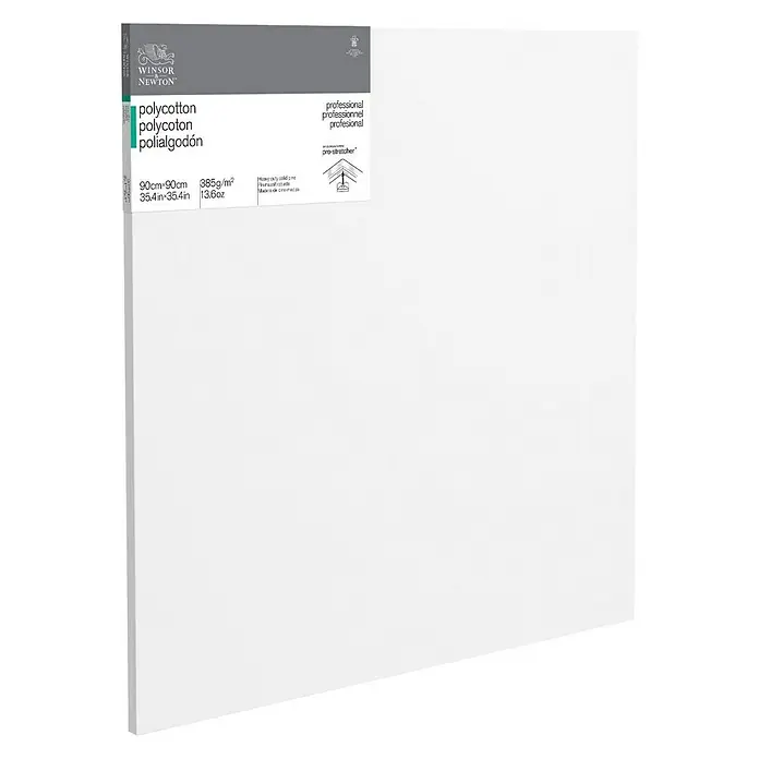 Winsor & Newton Slikarsko platno sa drvenim okvirom Professionell - 90 x 90 x 2,1 cm, mješavina pamuka, Trostruko grundirano - Pogled sprijeda