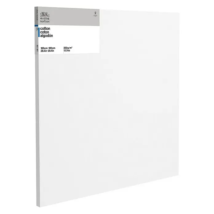 Winsor & Newton Classic Keilrahmen Deep Edge - 100 x 100 x 3,5 cm, Baumwolle, 3-fach grundiert - Vorderansicht